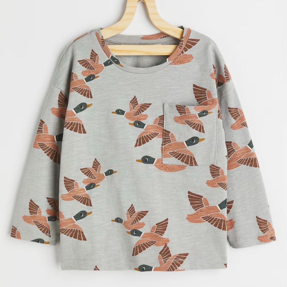 H&M Size 5T/6 Ducks Shirt